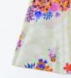 Kids Japan Fabric Long Dress with Chrysanthemum & Plum Blossom & Cherry Blossom Print / Shantung / Beigu / JWp003be