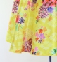 Kids Japan Fabric One Shoulder Frill Sleeve Long Dress / Yellow / JWp004ye