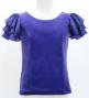 Kids Flamenco 3 frilled Sleeve Blouse  / Royal Blue / Jp181rbl