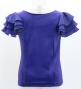 Kids Flamenco 3 frilled Sleeve Blouse  / Royal Blue / Jp181rbl