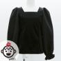 Kids Flamenco Long Sleeve Blouse  / Black / Jp182bk