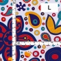 Flamenco Fabric / Paisley / JKF-005-WH