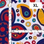 Flamenco Fabric / Paisley / JKF-005-WH