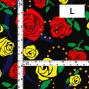 Flamenco Fabric / Rose / JKF-015-BK