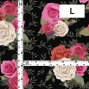Flamenco Fabric / Rose / JKF-017-BK