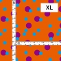 Flamenco Fabric / Dots / JKF-027-OR