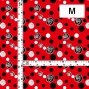 Flamenco Fabric / Rose&Dots / JKF-029-RD