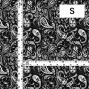 Flamenco Fabric / Paisley / JKF-035-BK