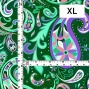 Flamenco Fabric / Paisley / JKF-035-GR