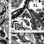 Flamenco Fabric / Paisley / JKF-037-GY