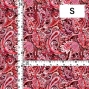 Flamenco Fabric / Paisley / JKF-037-RD