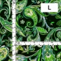 Flamenco Fabric / Paisley / JKF-063-GR