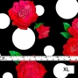 Flamenco Fabric / Rose&Dots / JKF-069-BKRD