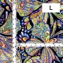 Flamenco Fabric / Butterfly Paisley / JKF-071-BL