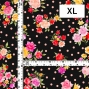 Flamenco Fabric / Rose&Carnation / JKF-079-BK