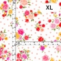 Flamenco Fabric / Rose&Carnation / JKF-079-WH