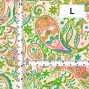 Flamenco Fabric / Paisley / JKF-081-YEGR