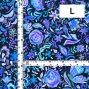 Flamenco Fabric / Butterfly Paisley / JKF-085-BL