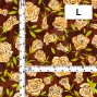 Flamenco Fabric / Rose Paisley / JKF-087-BR