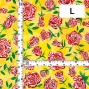 Flamenco Fabric / Rose Paisley / JKF-087-YE