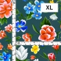 Flamenco Fabric / Floral / JKF-089-DGR