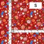 Flamenco Fabric / Floral / JKF-089-RD