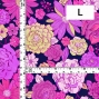 Flamenco Fabric / Modern Flower / JKF-091-NVPI