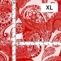 Flamenco Fabric / Paisley&Dots / JKF-093-RD