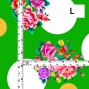 Flamenco Fabric / Bouquet&Dots / JKF-095-YEGR