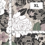 Flamenco Fabric / Rose Lace / JKF-097-WH