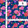Flamenco Fabric / Rose / JKF-099-BL