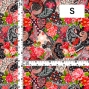 Flamenco Fabric / Patchwork Style / JKF-101-BKRD