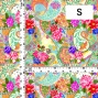 Flamenco Fabric / Patchwork Style / JKF-101-CRBL