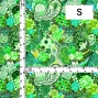 Flamenco Fabric / Patchwork Style / JKF-101-GR