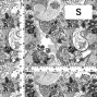 Flamenco Fabric / Patchwork Style / JKF-101-GY