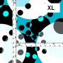 Flamenco Fabric / Dots / JKF-103-BLWH