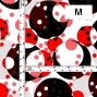 Flamenco Fabric / Dots / JKF-103-WHBK