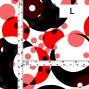Flamenco Fabric / Dots / JKF-103-WHBK