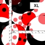 Flamenco Fabric / Dots / JKF-103-WHBK