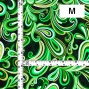 Flamenco Fabric / Paisley / JKF-105-BKGR