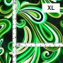 Flamenco Fabric / Paisley / JKF-105-BKGR