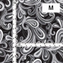 Flamenco Fabric / Paisley / JKF-105-BKGY
