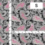 Flamenco Fabric / Paisley / JKF-107-BKPI