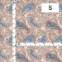 Flamenco Fabric / Paisley / JKF-107-PIBEBL