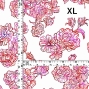 Flamenco Fabric / Rose / JKF-183-WH