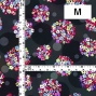 Flamenco Fabric / Floral & Dots / JKF-185-BK