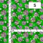 Flamenco Fabric / Floral &Dots / JKF-185-GR
