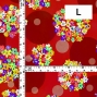 Flamenco Fabric / Floral & Dots / JKF-185-RD