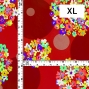 Flamenco Fabric / Floral & Dots / JKF-185-RD