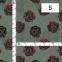 Flamenco Fabric / Rose & Dots / JKF-187-GY